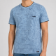 Футболка чоловіча Red-Down 2XL-5XL - великі розміри, 95% бавовна 5% еластан,XXXL,Пильно-блакитний