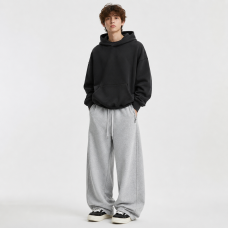 Спортивні штани GMWL для хлопчика 10-17 років baggy широкі підліткові,Світло-сірий, 158