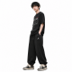 Штани спортивні XIN.QD джогери baggy для хлопчика 10-15 років широкі з манжетом,Чорний, 140