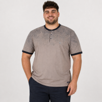 Футболка Red Down чоловіча 6XL-9XL великого розміру бавовна еластан, 6XL, Моко
