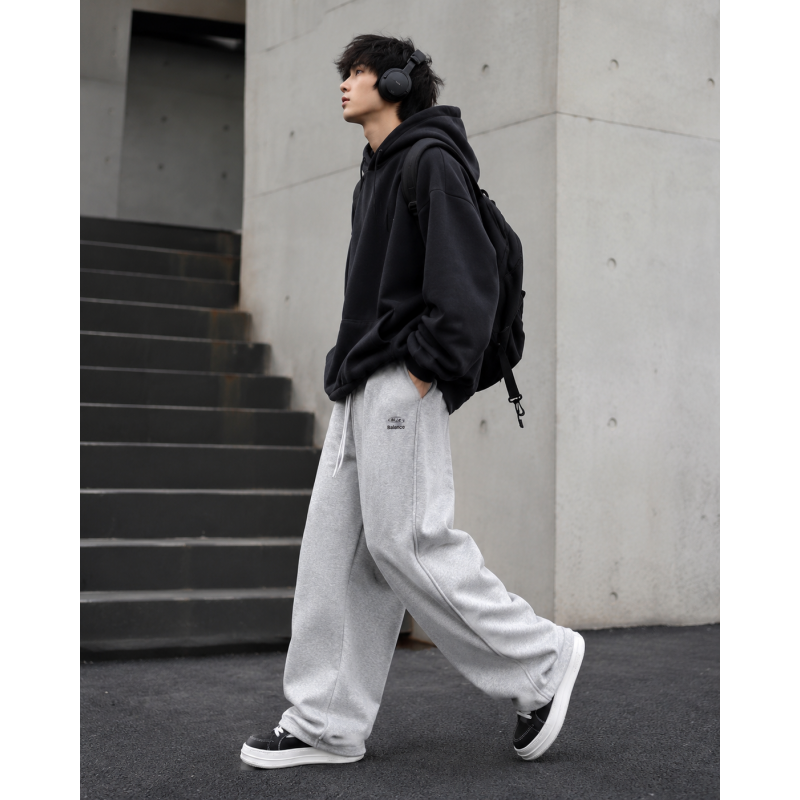 Штани спортивні GMWL для хлопчика підлітка baggy широкі 10-17 років,Сірий, 164