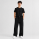 Джинси KDKU баггі для хлопчика 12-17 років — широкі літні джинси з розширенням донизу, Чорний 170