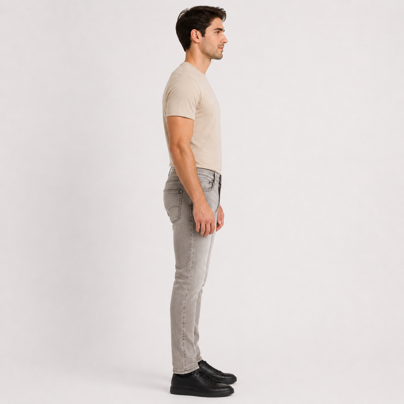 Чоловічі джинси CDEVOIR slim fit звужені, 32 Світло-сірий