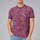 Футболка чоловіча Red-Down 2XL-5XL - великі розміри, 95% бавовна 5% еластан,XXL,Бордовий