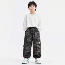 Джогери Alder Military для хлопчика 9-14 років мом карго baggy,Сірий 146