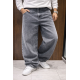 Чоловічі джинси baggy John Lucca широкі прямі streetwear оверсайз із щільного деніму 100% бавовна,30 Сірий