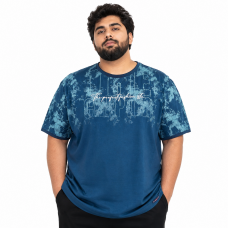 Футболка Red Down чоловіча 6XL-9XL бавовняна великого розміру, 7XL, Смарагдовий