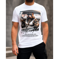 Футболка чоловіча Daniel Jones з принтом бавовна Туреччина M-XXL,XXL,Білий