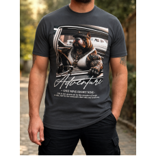 Футболка чоловіча Daniel Jones з принтом бавовна Туреччина M-XXL,M,Графіт