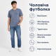 Футболка чоловіча Red-Down 2XL-5XL - великі розміри, 95% бавовна 5% еластан,4XL,Сірий