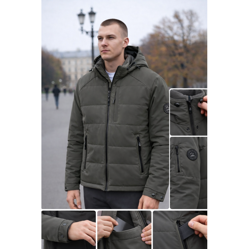 Куртка чоловіча Myst демісезон S-3XL арт.2621, Графіт, L