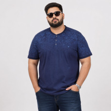 Футболка Red Down чоловіча 6XL-9XL великого розміру бавовна еластан, 7XL, Синій