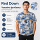 Футболка чоловіча Red Down марлевка швидкосохнуча з принтом L-3XL,XXXL,Білий з коричневим