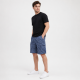Шорти чоловічі Sport в клітинку 2XL-6XL — літні карго шорти на резинці, Синій з блакитним, 4XL