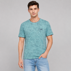 Футболка чоловіча Red-Down 2XL-5XL - великі розміри, 95% бавовна 5% еластан,5XL,Бірюзовий
