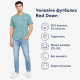 Футболка чоловіча Red-Down 2XL-5XL - великі розміри, 95% бавовна 5% еластан,5XL,Бірюзовий