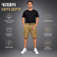 Шорти карго ITENO чоловічі літні бавовняні з накладними кишенями та ременем, 36, Мокко