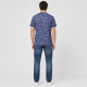Футболка чоловіча Red-Down 2XL-5XL - великі розміри, 95% бавовна 5% еластан, 4XL, Синій