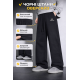 Штани для хлопчика baggy широкі підліткові спортивні оверсайз трикотажні SY, Чорний, 164