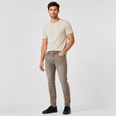 Чоловічі джинси CDEVOIR slim fit звужені, 34, Мокко