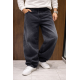 Чоловічі джинси baggy John Lucca широкі прямі streetwear оверсайз із щільного деніму 100% бавовна,31 Графіт
