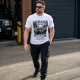 Футболка Daniel Jones чоловіча з великим принтом бавовна Туреччина M-XXL,XL,Білий