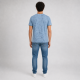 Футболка чоловіча Red-Down 2XL-5XL - великі розміри, 95% бавовна 5% еластан,4XL,Пильно-блакитний